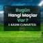 Bugünkü maçlar 1 Kasım Cumartesi | Hafta sonu derbi heyecanı!