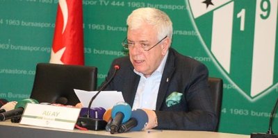 Bursaspor Başkanı Ali Ay: Böyle taraftarlık olmaz olsun