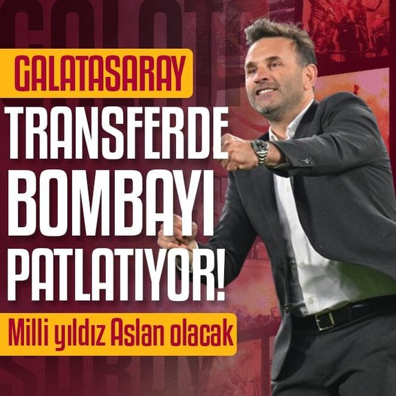 TRANSFER HABERİ - Galatasaray bombayı patlatıyor! Milli yıldız Aslan olacak
