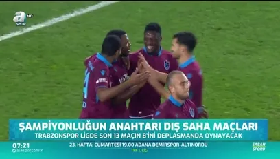 >Şampiyonluğun anahtarı dış saha maçları
