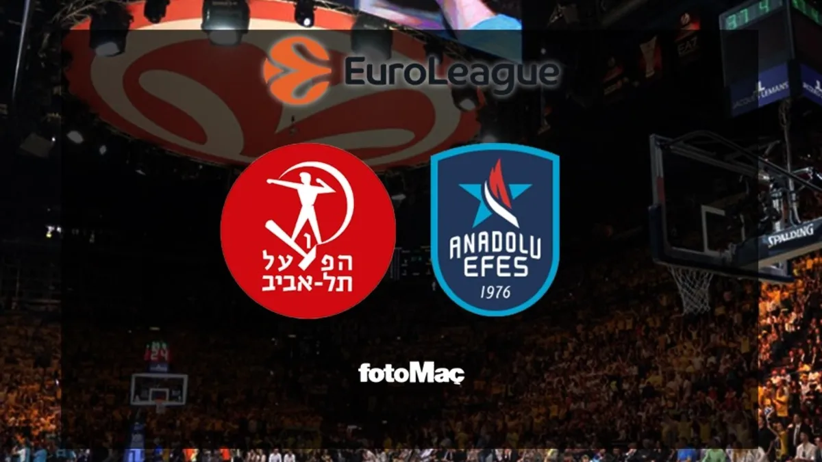 Hapoel Tel Aviv-Anadolu Efes | EuroLeague 8. Hafta | CANLI