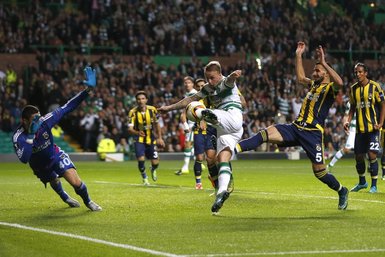 Celtic-Fenerbahçe maçından kareler