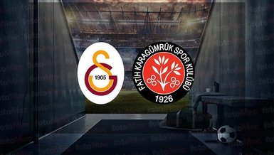 GALATASARAY F. KARAGÜMRÜK CANLI İZLE | Galatasaray - Fatih Karagümrük maçı ne zaman, saat kaçta? GS maçı hangi kanalda?