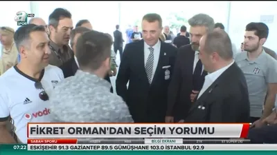 >Fikret Orman'dan seçim yorumu