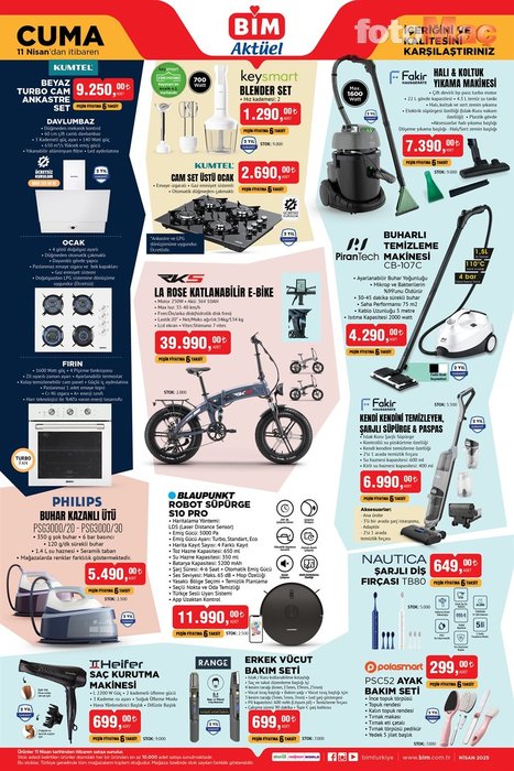 Bim indirimli ürünler kataloğu! Bim aktüel katalog 11 Nisan Cuma