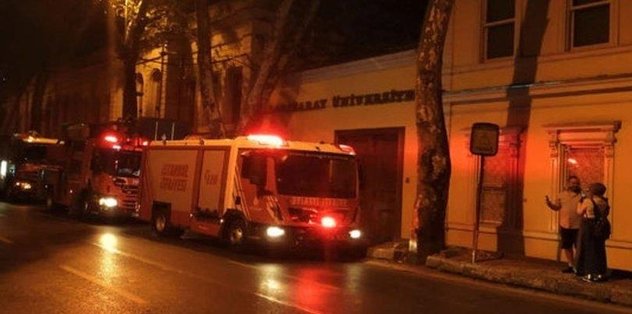 Yine korkutan yangın!
