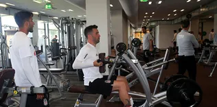 Beşiktaş salonda çalıştı