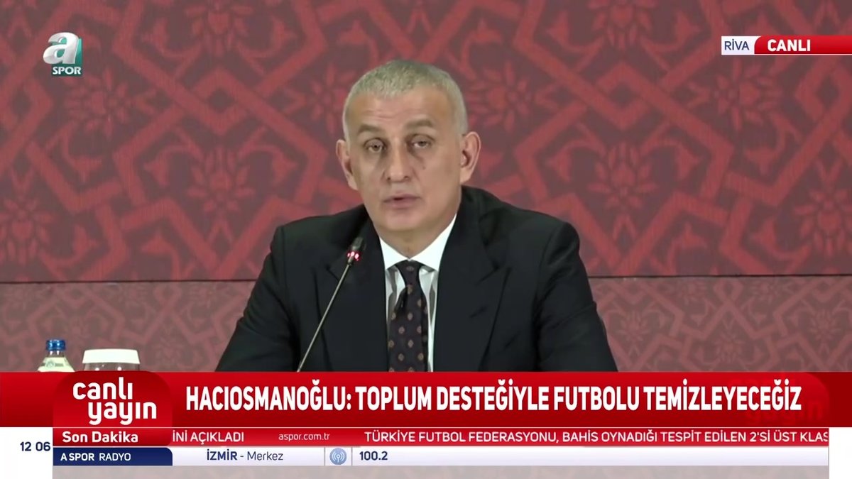 TFF Başkanı İbrahim Hacıosmanoğlu’ndan Başkan Recep Tayyip Erdoğan’a teşekkür! videosunu izle | Fotomaç TV