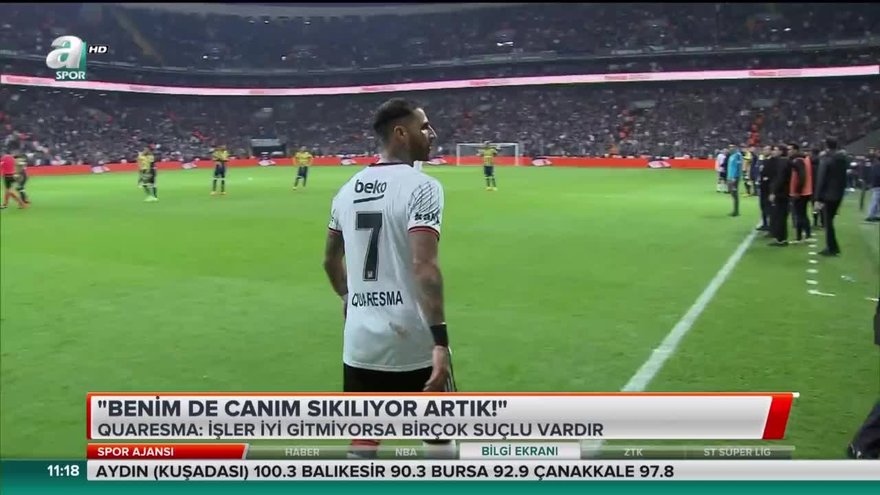 Quaresma: Benim de canım sıkılıyor artık videosunu izle  