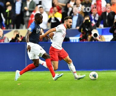 Fransa-Türkiye maçından kareler!