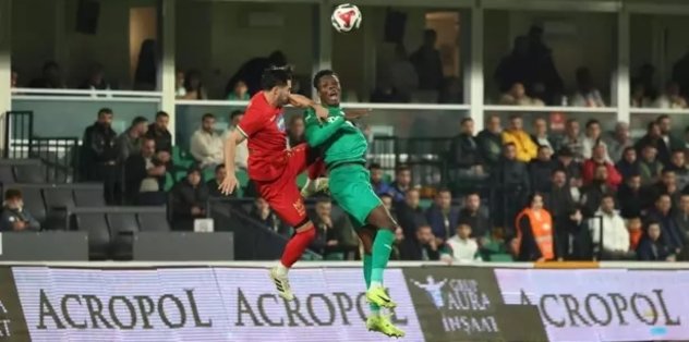 Bodrum FK, Amed Sportif ile berabere kalarak zirve fırsatını kaçırdı!