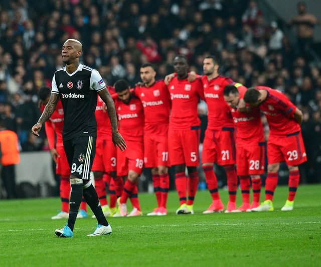 Beşiktaş - Olympique Lyon maçından özel görüntüler
