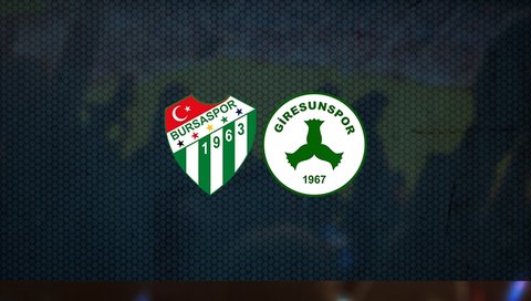 Bursaspor – Giresunspor maçı ne zaman? Saat kaçta? Hangi kanalda canlı yayınlanacak? Şifresiz mi?