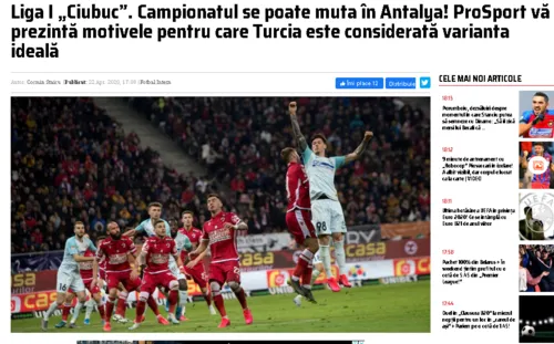 Romanya Futbol Federasyonu'ndan flaş öneri! "Maçlar Antalya'da oynansın" - 1