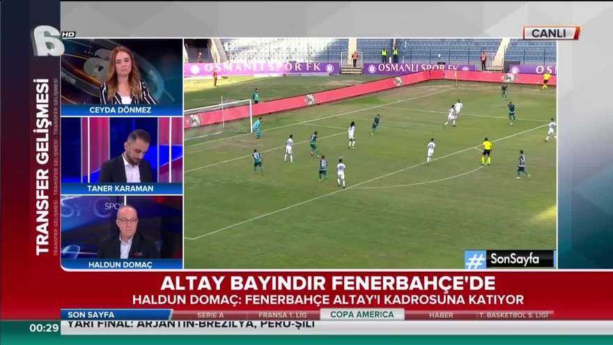 fenerbahce altay bayindir i bitirdi video haber videosunu izle fotomac tv