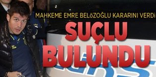 Emre Belözoğlu'na 8 bin 700 lira para cezası