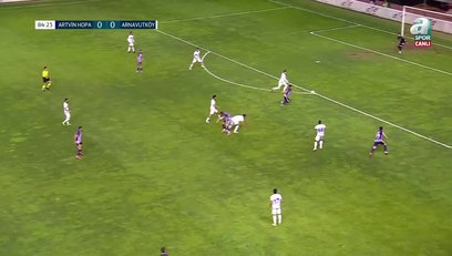 >Artvin Hopaspor 0-1 Arnavutköy Belediye | MAÇ ÖZETİ