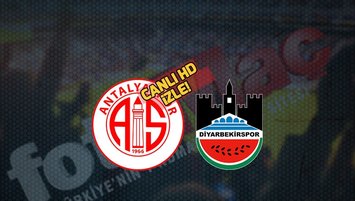 Antalyaspor - Diyerbekirspor maçı saat kaçta? Hangi kanalda?