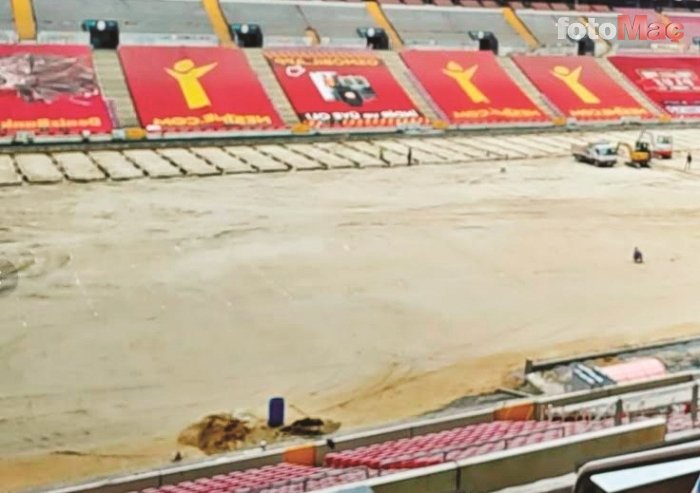 Son dakika Galatasaray haberi: Younes Belhanda'nın başını yakmıştı! İşte stadın son hali... (GS spor haberi)