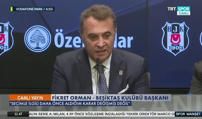 Fikret Orman'dan adaylık açıklaması