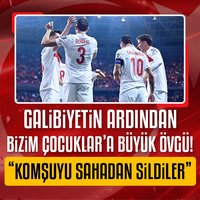 Galibiyetin ardından Bizim Çocuklar'a büyük övgü!