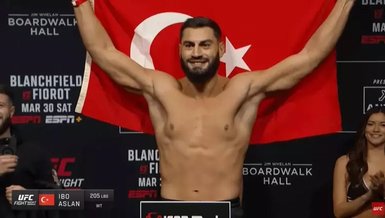 UFC'de İbo Aslan'dan ilk maç ilk zafer! "Ne mutlu Türk'üm diyene"