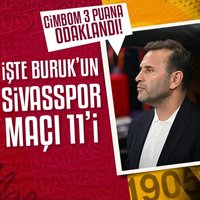 Galatasaray Sivasspor'a odaklandı! İşte Okan Buruk'un 11'i
