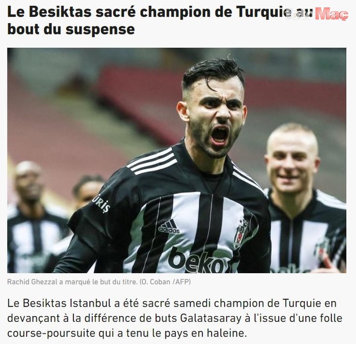 Son dakika spor haberi: Dünya basını Beşiktaş'ın şampiyonluğunu böyle gördü!