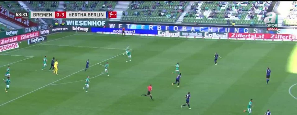 Gol Werder Bremen 1 3 Hertha Berlin Videosunu Izle Fotomac Tv