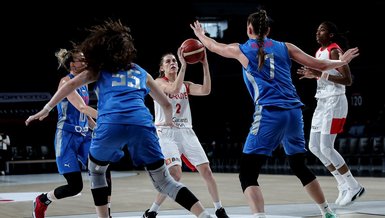 A Milli Kadın Basketbol Takımı hazırlık maçında Rusya'ya mağlup!