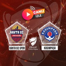 <p>Ziraat Türkiye Kupası 3. turunda Adıyaman temsilcisi Kahta 02 Spor, Süper Lig ekiplerinden Kasımpaşa'yı konuk ediyor. Kupada adını bir üst tura yazdırmak isteyen iki takım da sahaya mutlak galibiyet hedefiyle çıktı. Beşiktaş ile ligde oynadığı maçtan 1-1'lik beraberlikle ayrılan Kasımpaşa, son 3 resmi karşılaşmasında galibiyet yüzü göremedi. Bu mücadeleyi bir çıkış maçı olarak gören lacivert-beyazlı ekip, zorlu deplasmanda hata yapmadan tur atlamak istiyor. Öte yandan Kahta 02 Spor ise güçlü rakibi karşısında sürpriz peşinde. Çekişmeli müsabakayı haberimizden canlı olarak izleyebilirsiniz...</p>
<p><strong>İŞTE MAÇIN 11'LERİ:</strong></p>
<p><strong>Kahta 02 Spor: </strong>Murat, Yusuf Fırat, Erkan, Yusuf Kaplan, İbrahim Halil, Eray, Ahmet Tuna, Hayri, Faruk, Abdulkadir</p>
<p><strong>Kasımpaşa: </strong>Şant Kazancı, Yaman, Bahtiyar Aras, Emirhan, Berkay, Ege, Eren Umut, Kaan, Furkan, Ömer Efe, Bünyamin</p>
<p><strong>KAHTA 02 SPOR-KASIMPAŞA MAÇI NE ZAMAN VE SAAT KAÇTA?</strong></p>
<p>Ziraat Türkiye Kupası 3. turundaki Kahta 02 Spor-Kasımpaşa maçı <strong>29 Ekim Çarşamba günü saat 13.00'de başladı.</strong></p>
<p><strong>KAHTA 02 SPOR-KASIMPAŞA MAÇI HANGİ KANALDA?</strong></p>
<p>Kahta İlçe Stadyumu'nda oynanan Kahta 02 Spor-Kasımpaşa maçı <strong>A Spor</strong> ekranlarından canlı ve şifresiz olarak yayınlanıyor.</p>
<p><strong>KAHTA 02 SPOR-KASIMPAŞA MAÇI HAKEMİ</strong><br>
<br>
TFF, Kahta 02 Spor-Kasımpaşa maçı hakeminin Gürcan Hasova olduğunu açıkladı. Hasova'nın yardımcılıklarını Selim Şenöz ve Kadir Akıllı yapıyor. Mücadelenin dördüncü hakemliğini ise Birkan Altındaş üstlendi.</p>
<p><strong><span style="background-color:#FFFF00">İŞTE MAÇIN YAYINI:</span></strong></p>
<div class="row">
<div class="liveVideo" data-close-button="true"><span class="title"><span>ASpor</span> CANLI YAYIN</span>
<div class="player"><iframe allowfullscreen="1" class="mobile-iframe" iframeborder="0" scrolling="no" src="https://www.aspor.com.tr/iframe/canli-yayin"></iframe></div>
</div>
</div>
<p> </p>
