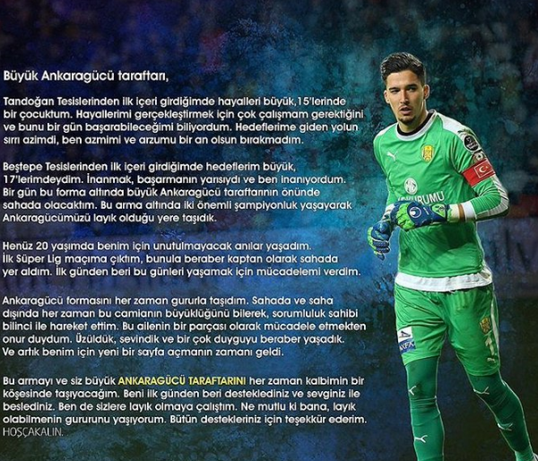 Altay Bayindir Mke Ankaragucu Ne Veda Etti Son Dakika Mke Ankaragucu Haberleri Fotomac