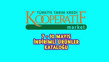 TARIM KREDİ'DE MAYIS İNDİRİMİ | 7 - 10 Mayıs Tarım Kredi Market kataloğu