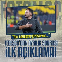 Tedesco'dan ayrılık sonrası ilk açıklama!
