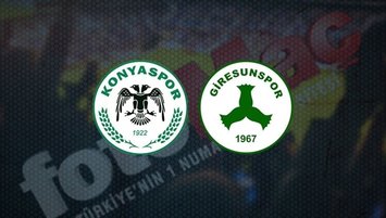 Konyaspor - Giresunspor | CANLI