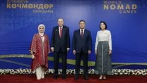 Erdoğan’dan Türk kafilesine selam