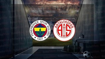 F.Bahçe'nin Antalyaspor maçı 11'i belli oldu!