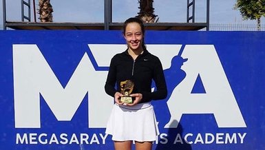 Milli tenisçi Zeynep Sönmez Estonya'da şampiyon oldu!
