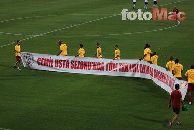 Galatasaray taraftarından Ersun Yanal’a gönderme!