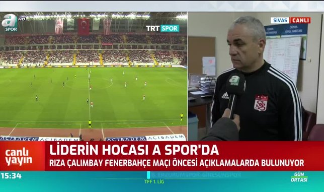 Rıza Çalımbay: Fenerbahçe maçında galip gelmek istiyoruz