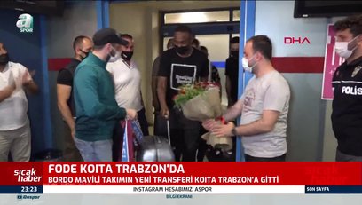 >Fode Koita Trabzon'a geldi!