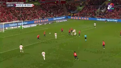 >Norveç 3-2 Danimarka (MAÇ ÖZETİ)