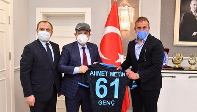 Trabzonspor Teknik Direktörü Abdullah Avcı Ortahisar Belediye Başkanı Ahmet Metin Genç'i ziyaret etti