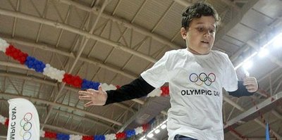 3 bini aşkın çocuk Olimpik Günü kutladı