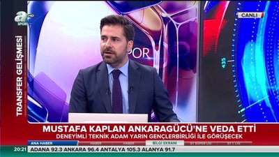 >Mustafa Kaplan Ankaragücü'ne veda etti
