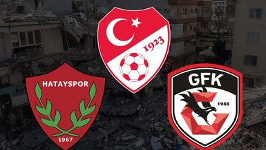 TFF ligden çekilmeleri kabul etti! Hatayspor ve Gaziantep FK'nın kalan maçları...