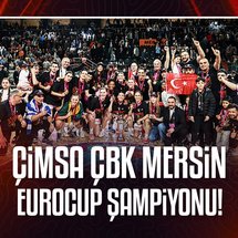 Çimsa ÇBK Mersin, EuroCup şampiyonu oldu