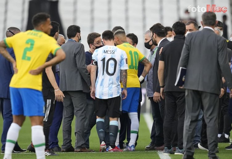 Son dakika spor haberi: Dünya futbolunda tarihi olay! Brezilya - Arjantin maçında kaos!
