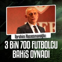 <p>TFF Başkanı İbrahim Hacıosmanoğlu, geçtiğimiz günlerde düzenlenen basın toplantısında profesyonel liglerde görev alan 571 hakemden 371'inin bahis hesabının olduğunu, 152'sinin ise aktif şekilde bahis oynadığını açıklamıştı. Hacıosmanoğlu, bahis oynayan futbolcularla ilgili de bir açıklama yaptı.</p>
<p>CNN Türk'e konuşan Hacıosmanoğlu'nun açıklamaları şu şekilde:</p>
<p><strong>"NİSANDA KAPSAMLI BİR ARAŞTIRMA YAPILDI"</strong></p>
<p>"Nisan ayında kapsamlı bir araştırma yapıldı. Ankaraspor - Nazilli maçı skoru iki takımın da işine yarıyordu. Arkadaşlarımızla ivedilikle bu işe koyulmasını istedik. İki taraftan da maça bahis oynanmış. Bizim tarafımızdan üst sınırdan ceza verildi. Sonra arkadaşlarıma bu araştırmaya gerçek manada başlayalım dedim. Biz 15 tane hakem bekliyorduk ama bu rakamlar çıkınca üzüldüm tabii."</p>
<p>"45 gün hak mahrumiyeti aldıktan sonra hakemliği bitiyor. Şu anda kesinleşmediği için Tahkim süreci var. Tahkimden kesinleştikten sonra hakem işleri de görevlerine son verecek."</p>
<p><strong>"3 BİN 700 FUTBOLCU İNCELENİYOR"</strong></p>
<p>"Rakamlar ortaya çıkınca gerçekten üzüldüm. Gereği neyse, onu yapacağız. Hakemlerle başladık, şimdi sıra futbolcularda. 3 bin 700 kişi inceleniyor. Bahis hesabı açmak suç değil, oradan maçları takip ediyorlar. Onları kimse zan altında bırakmasın. O hesabı aktif kullanması ve bahis oynaması suç. Kurullarımız gerekli cezayı veriyor zaten."</p>