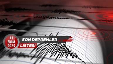 Az önce deprem mi oldu? 31 Ekim Cuma nerede deprem oldu, şiddeti kaç? AFAD ve Kandilli son depremler listesi